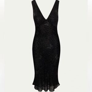 Realisation Par Black Midi Dress